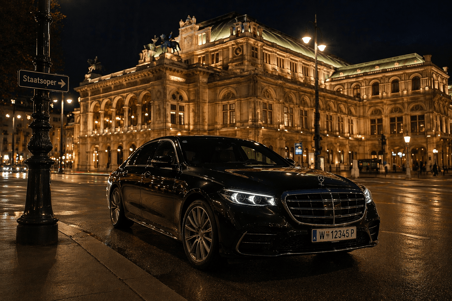 Премиум-класс — VIP аренда авто с водителем Вена